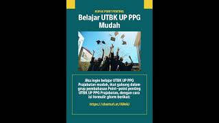 Point penting UTBK UP PPG Prajabatan [upl. by Ettennal]