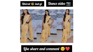 Bhired 🐝🐝 lad gi Priya yadavdance haryanisong masoomsharma [upl. by Onidranreb]