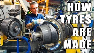 HOW A MICHELIN MOTORSPORT TYRE IS MADE Inside the factory [upl. by Hillinck314]