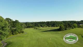 Massanutten Resort Woodstone Meadows Hole 3 Aerial View [upl. by Naujit]