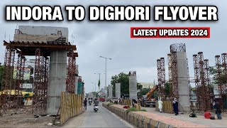 इंदौरा से दिघोरी फ़्लाइओवर अप्डेट्स 2024  INDORA TO DIGHORI FLYOVER UPDATES 2024 [upl. by Dunstan]