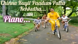 Chinna Kuyil Paadum Pattu Kekkutha  Keyboard  Poove Poochudava Movie Song  K S Chithra [upl. by Atwater332]