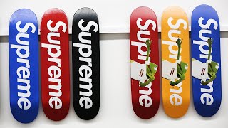 Supreme Meets Sothebys The Complete Collection of Skateboard Decks [upl. by Akirahc92]