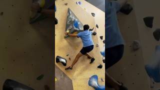 V4 Boulder Problem bouldering like comment subscribe motivation fun active fitness gymlife [upl. by Gaeta995]