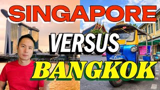 BANGKOK VS SINGAPORE Which City Will You Choose If You Are An Expat All COSTS Revealed [upl. by Massie]