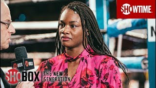 Claressa Shields on Christina Hammer Fight  ShoBox The New Generation [upl. by Relyt]