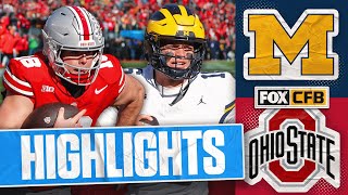 Michigan Wolverines vs No 2 Ohio State Buckeyes Highlights  FOX College Football [upl. by Ztirf]