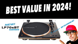 AUDIOTECHNICA LP70xBT IS THE BEST VALUE TURNTABLE THIS YEAR [upl. by Ver]