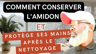 pressing comment conserver lamidon ou gomme et comment protéger ses mains [upl. by Richlad]