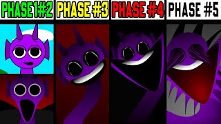 Phase 1 VS Phase 2 VS Phase 3 VS Phase 4 VS Phase 5 in Incredibox Sprunki [upl. by Airamesor871]