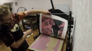 Colour lithography printing [upl. by Johnson]