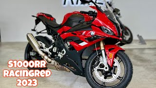 S1000RR Racing Red 2023 WalkAround ThanhTungBMWMotorradLongBien [upl. by Olleina206]