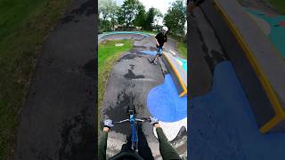 Rate this colorful pump track 😍 mtb pumptrack dirtjumper mtblife anatolybrv quot [upl. by Imot]