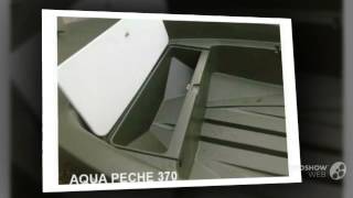 Jeanneau aqua peche 370 rigiflex small boat rowing boat year  2014 [upl. by Miksen194]