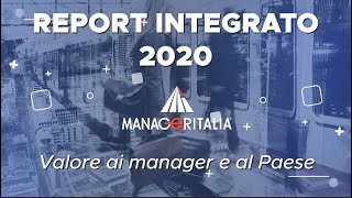 Manageritalia  Report Integrato 2020 [upl. by Nevah]