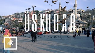 ⁴ᴷ🇹🇷 Uskudar relaxing walking  Istanbul Turkiye  City sounds 4K UHD [upl. by Leede]