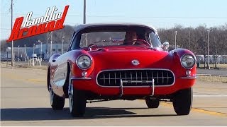 Test Driving 1957 Chevrolet Corvette Fuelie 283 V8  Extremely Rare [upl. by Adara]