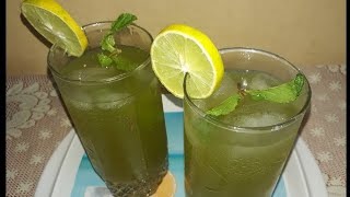 Pudina sharbat recipe Mint sharbat Mint mojito Nimbu pani Nimbu pudina sharbat [upl. by Euqirdor]