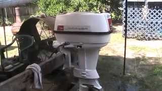 1960 40hp Johnson Outboard motor [upl. by Aseral]