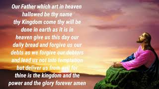 Our Fathers prayer our Father which art in heaven hallowed be Thy Name OurFathersprayer forgive [upl. by Inan249]