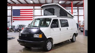 1995 Volkswagon EuroVan Camper Van For Sale  Walk Around Video 199K Miles [upl. by Zat617]