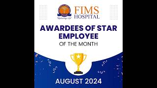 Awardees of Employee of the Month  August 2024 Fimshospital [upl. by Anole]