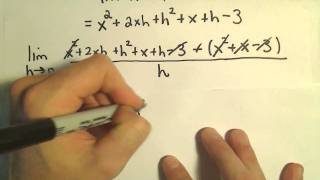 Derivative Using the Definition Example 2 [upl. by Vinna]