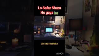 Lo Safar Shuru ho gaya exam study motivation studyकरो short [upl. by Innaig]