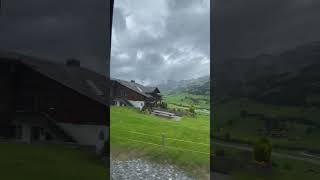 🇨🇭Swiss Panoramic train golden pass route Zweisimmen 🇨🇭 youtubeshorts [upl. by O'Kelly]