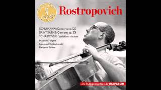 Mstislav Rostropovich Orchestre philharmonique de Leningrad Guennadi Rojdestvenski  Variations su [upl. by Nillor]