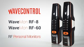 WaveMon RF8 amp RF60 – Personal RF Monitors to secure your EMF safety at work [upl. by Maxia26]