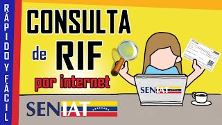 Cómo CONSULTAR un RIF por INTERNET ✅ [upl. by Amena664]