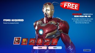 How to Get IRON MAN for FREE in Fortnite [upl. by Suoiradal]