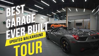 BEST GARAGE Ever Built Updated Walkaround Tour [upl. by Kempe574]