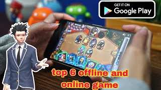 top 6 offline and online game top 3 offline gamestop 3 online gamefree download Play Store [upl. by Uis]