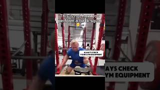 SQUAT RACK FEAR UNLOCKED shortsfeed shorts gym [upl. by Kuhlman465]