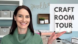 Craft Room Tour 2023  Scrapbooking Organization Ideas Decor amp Hacks [upl. by Akienom]