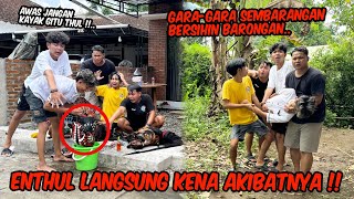 Akibat bercanda kelewatan saat bersihbersih barongan  ENTHUL LANGSUNG JADI BEGINI [upl. by Sire164]