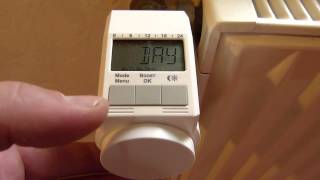 Programmierbares Heizkörperthermostat montieren und einstellen Model L [upl. by Adnicaj]