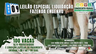 🐂 LEILÃO ESPECIAL DE LIQUIDAÇÃO FAZENDA ENGENHO 🐂 [upl. by Nylrahc982]