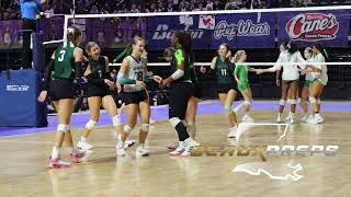 2024 LHSAA Volleyball Quarterfinals Newman vs Calvary [upl. by Ennovahs]