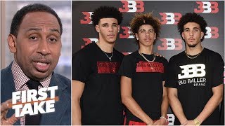 Lonzo Ball younger brothers appear to be estranged from LaVar  Stephen A  First Take [upl. by Allison]