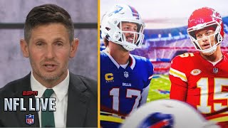 NFL LIVE  Dan Orlovsky quotBreaks Downquot how Josh Allen amp Bills buried Chiefs defense to dominate AFC [upl. by Adnilav]