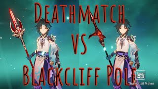 Deathmatch VS Blackcliff Pole Which is Better for Xiao Genshin Impact [upl. by Gardie]