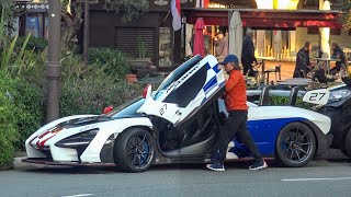 Raul Marchisio quotLe Professeurquot Rally Driver Driving his Limited Edition McLaren Senna in Monaco [upl. by Suivatnod]