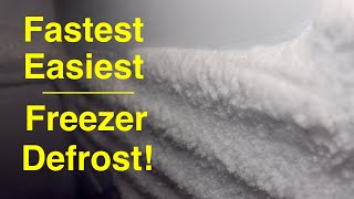 Simple Way to ● Defrost Your Freezer  no effort [upl. by Civ]