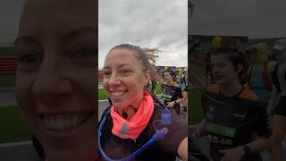 Silverstone Half Marathon 🏎️🌨️💧💨 stormbert run halfmarathon running runningmotivation [upl. by Nitza]