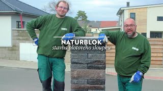 Tipy na stavbu plotových sloupků systému NATURBLOK [upl. by Zalea]