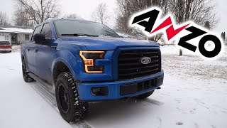 F150 ANZO LED Switchback Headlights  Install amp Review [upl. by Nirrak]