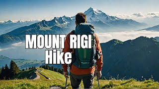 Mount Rigi Hike Lucerne Switzerland  Winter Hike [upl. by Bihas]